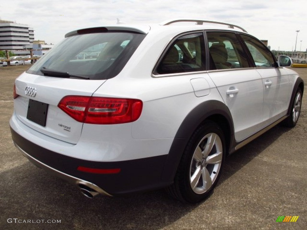 2014 allroad Premium plus quattro - Glacier White Metallic / Velvet Beige photo #2