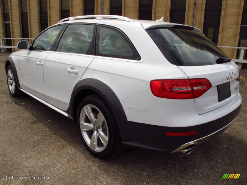 2014 allroad Premium plus quattro - Glacier White Metallic / Velvet Beige photo #4
