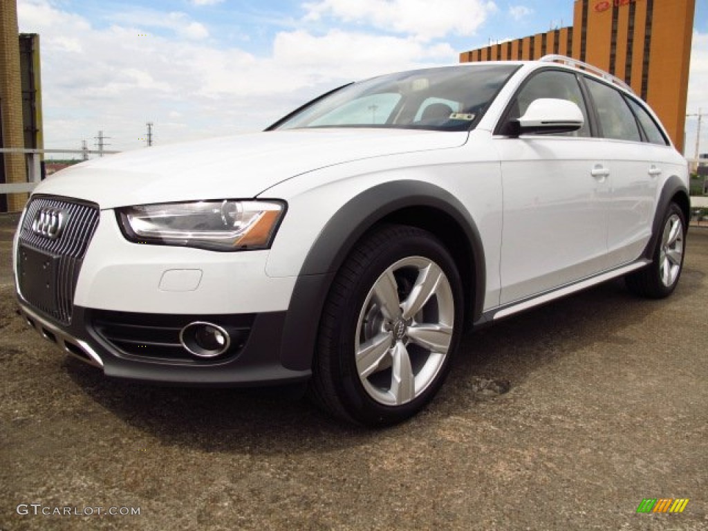 2014 allroad Premium plus quattro - Glacier White Metallic / Velvet Beige photo #5