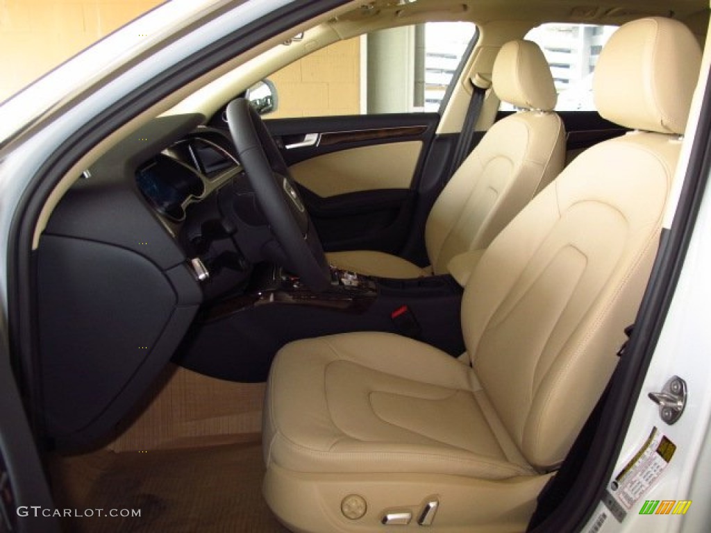 2014 allroad Premium plus quattro - Glacier White Metallic / Velvet Beige photo #12