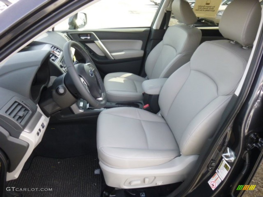 Gray Interior 2015 Subaru Forester 2.5i Touring Photo #92584292