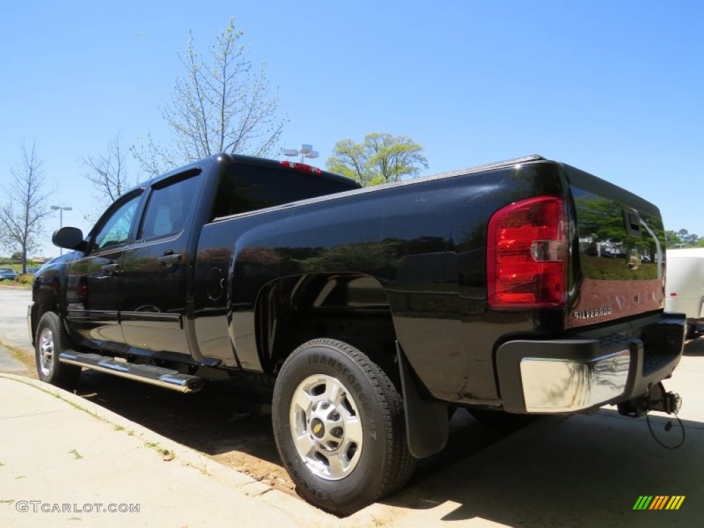 Black 2014 Chevrolet Silverado 2500HD LT Crew Cab Exterior Photo #92585378