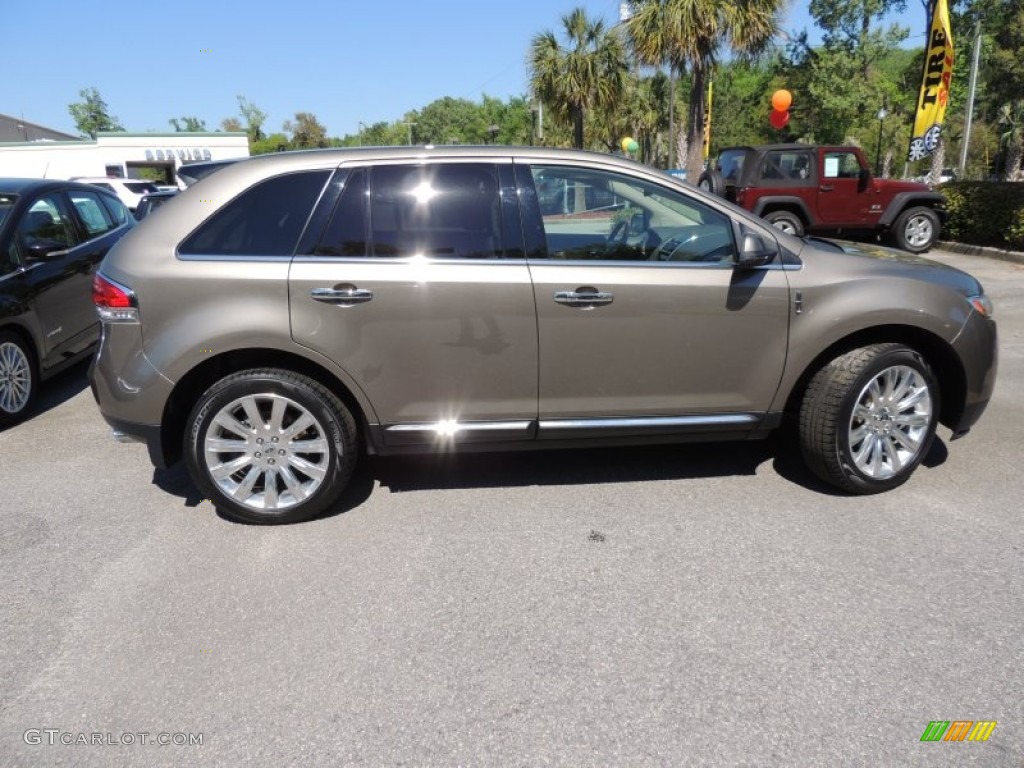 2012 MKX FWD - Mineral Gray Metallic / Medium Light Stone photo #14