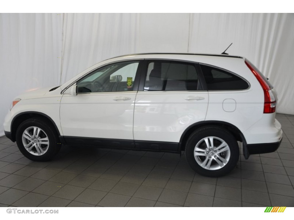 2011 CR-V EX-L - Taffeta White / Gray photo #10