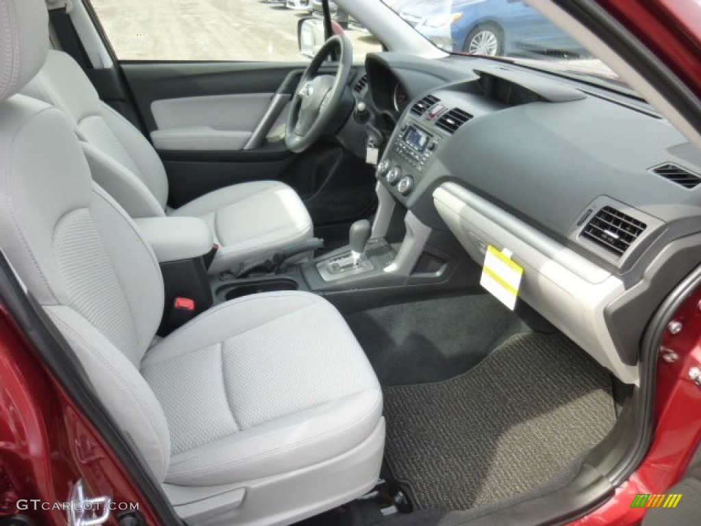 Gray Interior 2015 Subaru Forester 2.5i Premium Photo #92586275