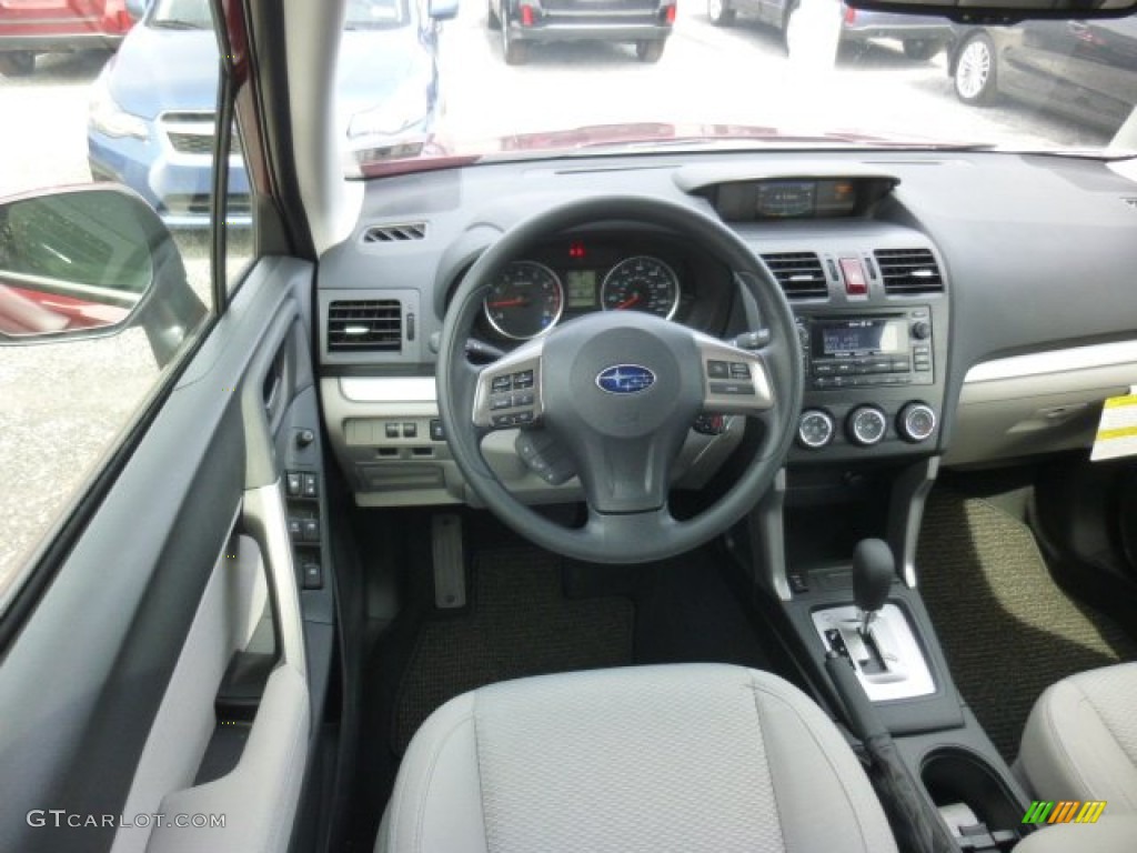 2015 Subaru Forester 2.5i Premium Gray Dashboard Photo #92586335