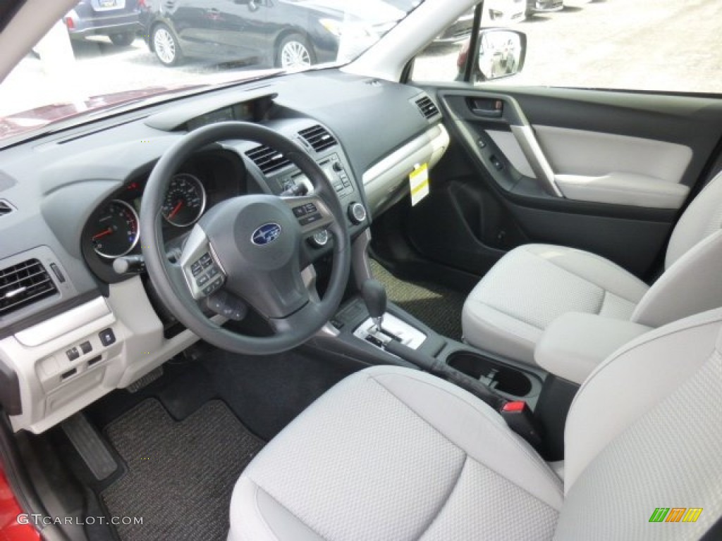 Gray Interior 2015 Subaru Forester 2.5i Premium Photo #92586359