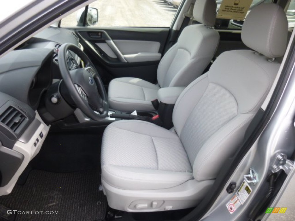 Gray Interior 2015 Subaru Forester 2.5i Premium Photo #92586599