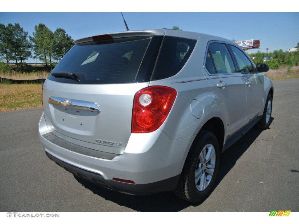 2010 Equinox LS - Silver Ice Metallic / Jet Black/Light Titanium photo #5