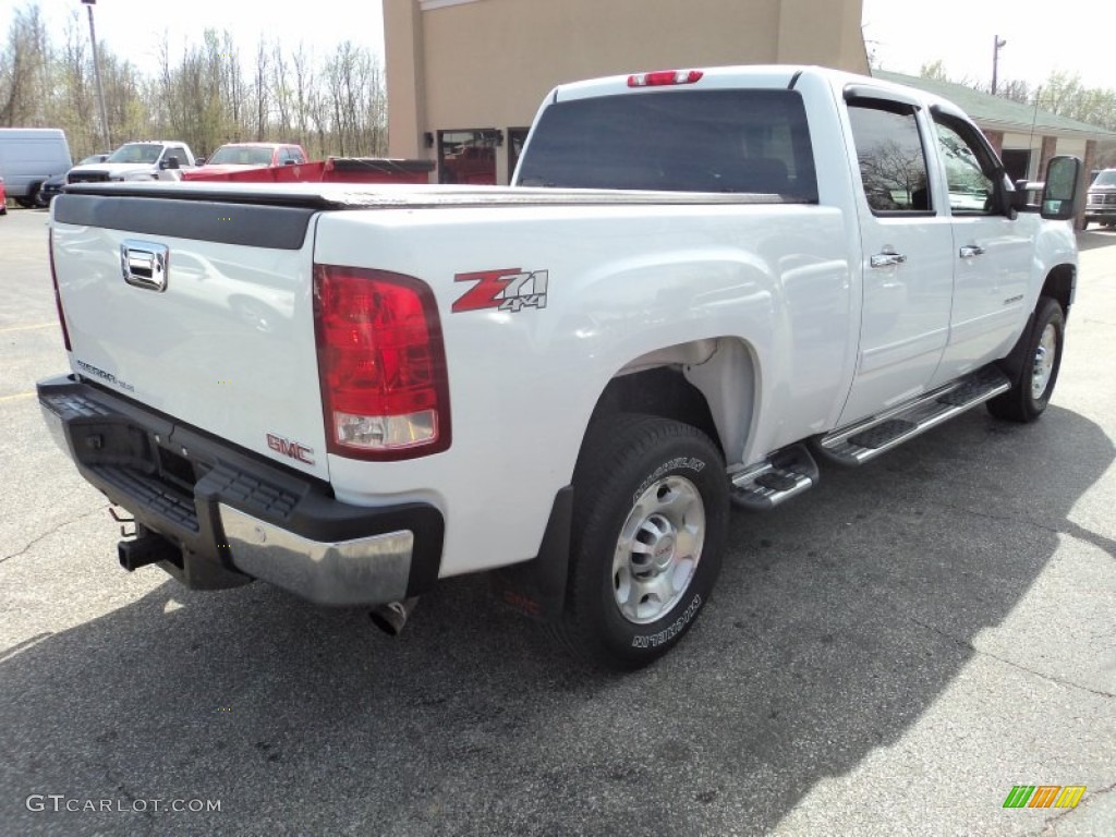 2010 Sierra 2500HD SLE Crew Cab 4x4 - Summit White / Ebony photo #3