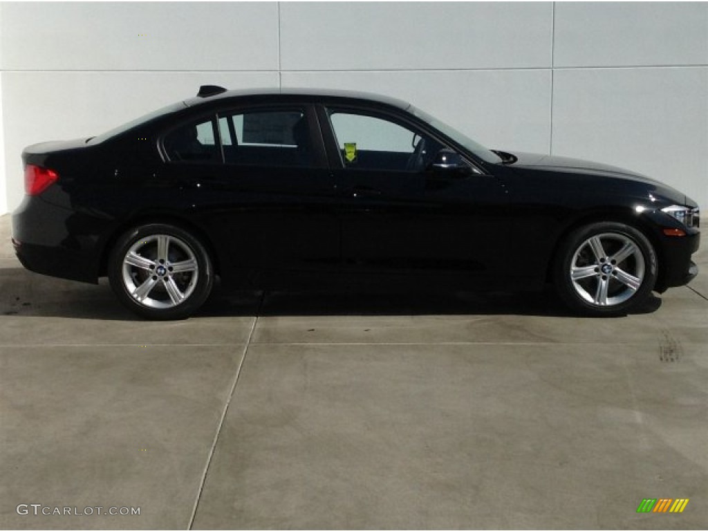 2014 3 Series 328i Sedan - Jet Black / Black photo #2