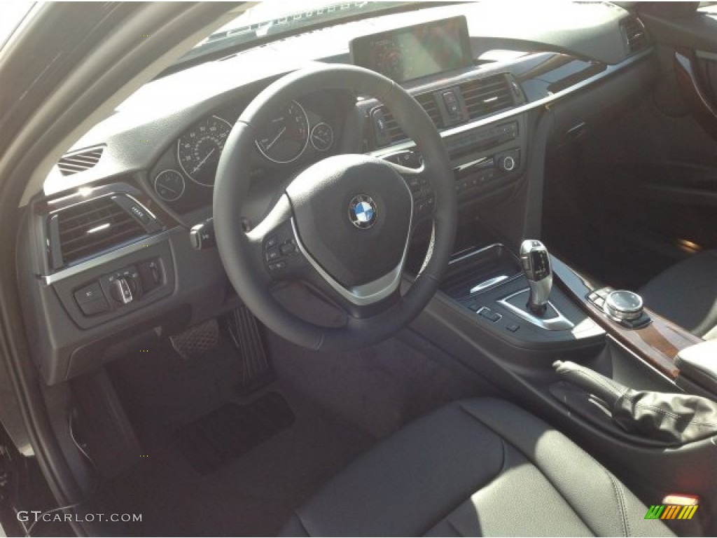 2014 3 Series 328i Sedan - Jet Black / Black photo #6