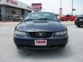 2002 True Blue Metallic Ford Mustang V6 Coupe  photo #3