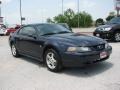 2002 True Blue Metallic Ford Mustang V6 Coupe  photo #4
