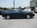 2002 True Blue Metallic Ford Mustang V6 Coupe  photo #5