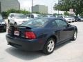 2002 True Blue Metallic Ford Mustang V6 Coupe  photo #6