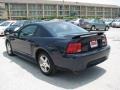 2002 True Blue Metallic Ford Mustang V6 Coupe  photo #8
