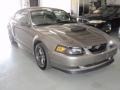 2002 Mineral Grey Metallic Ford Mustang GT Coupe  photo #2