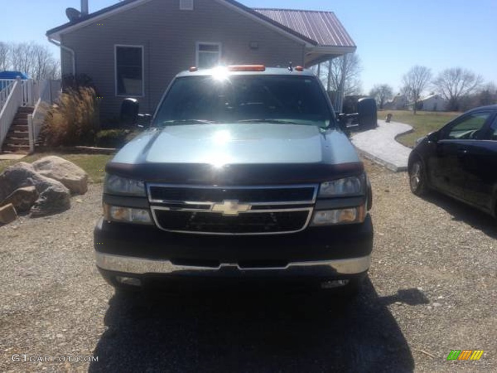 2006 Silverado 3500 LT Crew Cab 4x4 Dually - Blue Granite Metallic / Dark Charcoal photo #5