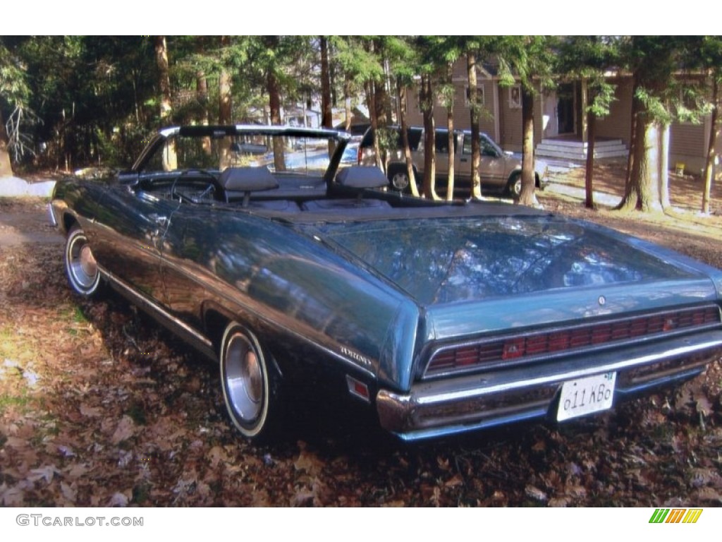 Medium Blue Metallic 1971 Ford Torino GT Convertible Exterior Photo #92592188