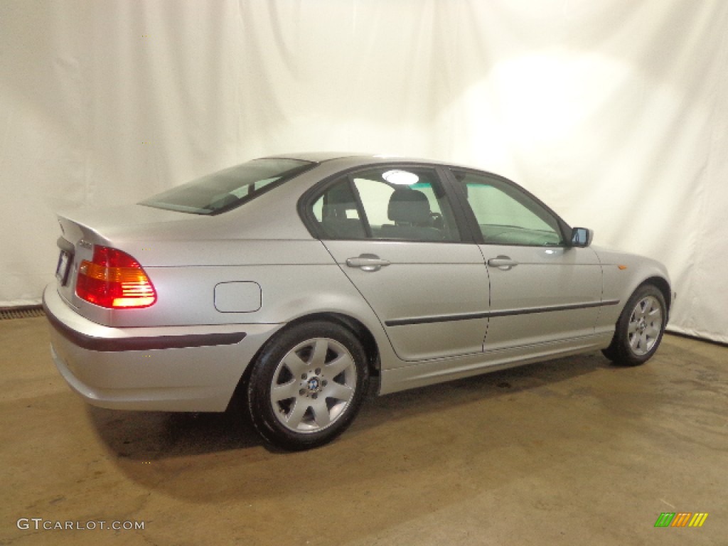 2002 3 Series 325i Sedan - Titanium Silver Metallic / Black photo #19