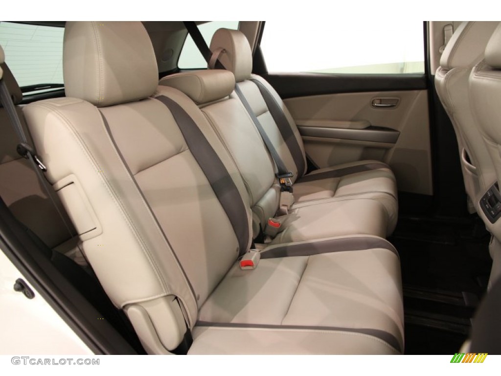 2012 Mazda CX-9 Grand Touring AWD Rear Seat Photo #92592839