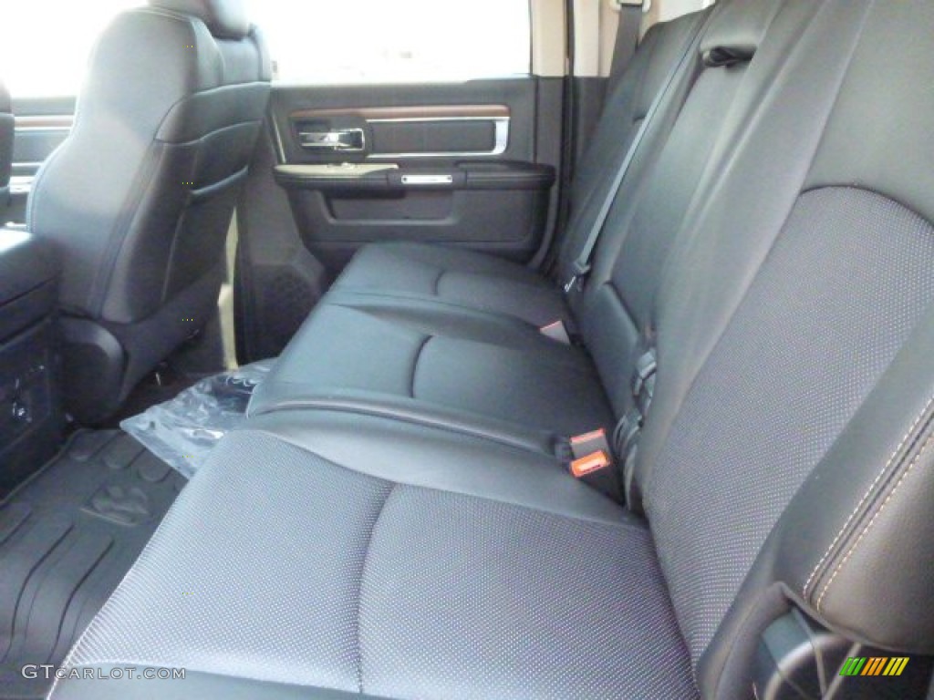 Black Interior 2014 Ram 3500 Laramie Mega Cab 4x4 Photo #92592887