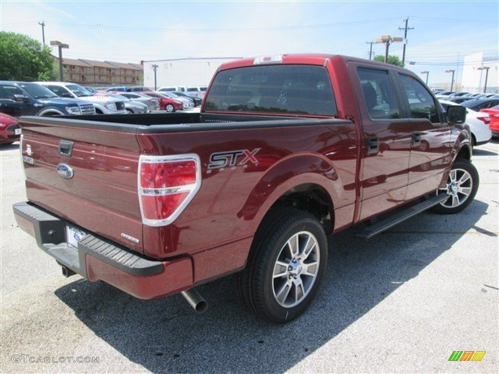 2014 F150 STX SuperCrew - Sunset / Black photo #7