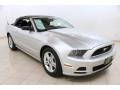 Ingot Silver - Mustang V6 Convertible Photo No. 1
