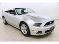 Ingot Silver - Mustang V6 Convertible Photo No. 3