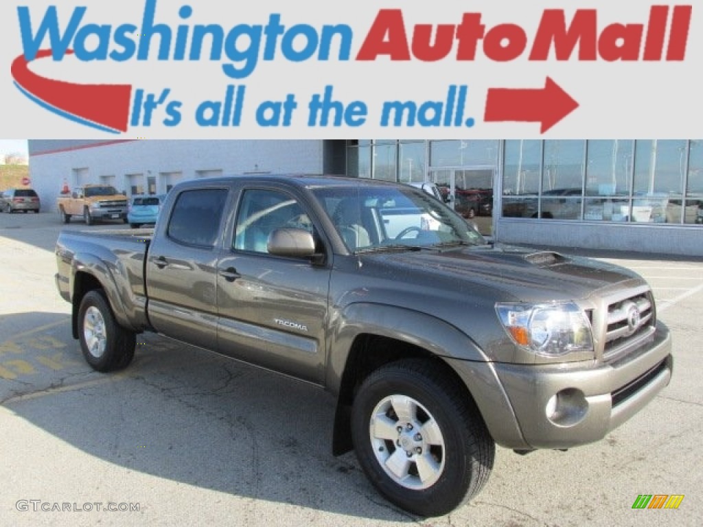 2010 Tacoma V6 SR5 TRD Sport Double Cab 4x4 - Pyrite Mica / Graphite photo #1