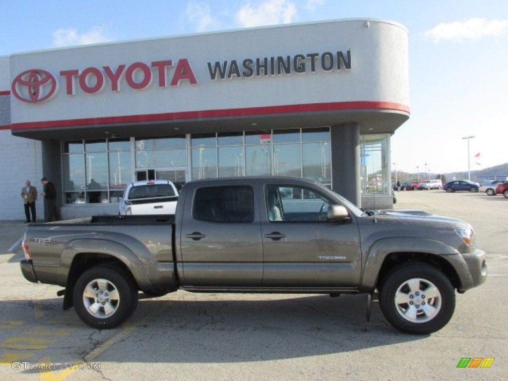 2010 Tacoma V6 SR5 TRD Sport Double Cab 4x4 - Pyrite Mica / Graphite photo #2