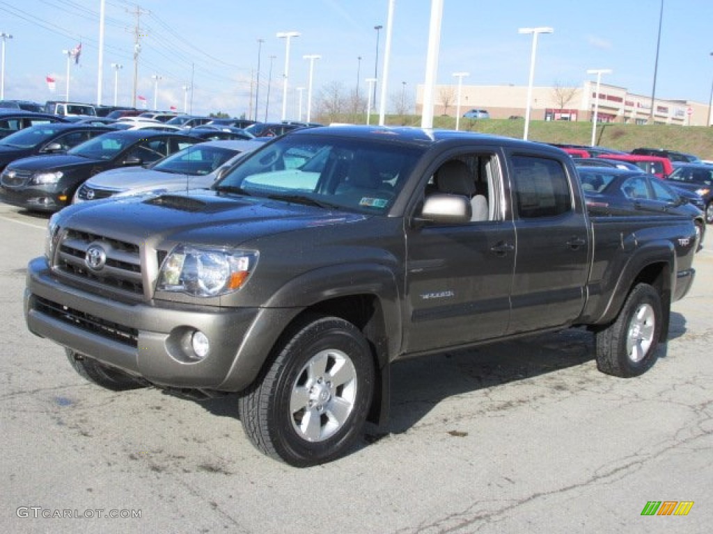 2010 Tacoma V6 SR5 TRD Sport Double Cab 4x4 - Pyrite Mica / Graphite photo #6