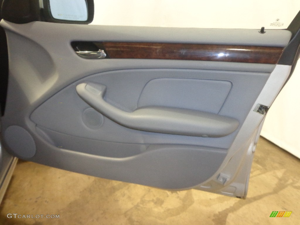 2002 3 Series 325i Sedan - Titanium Silver Metallic / Black photo #36