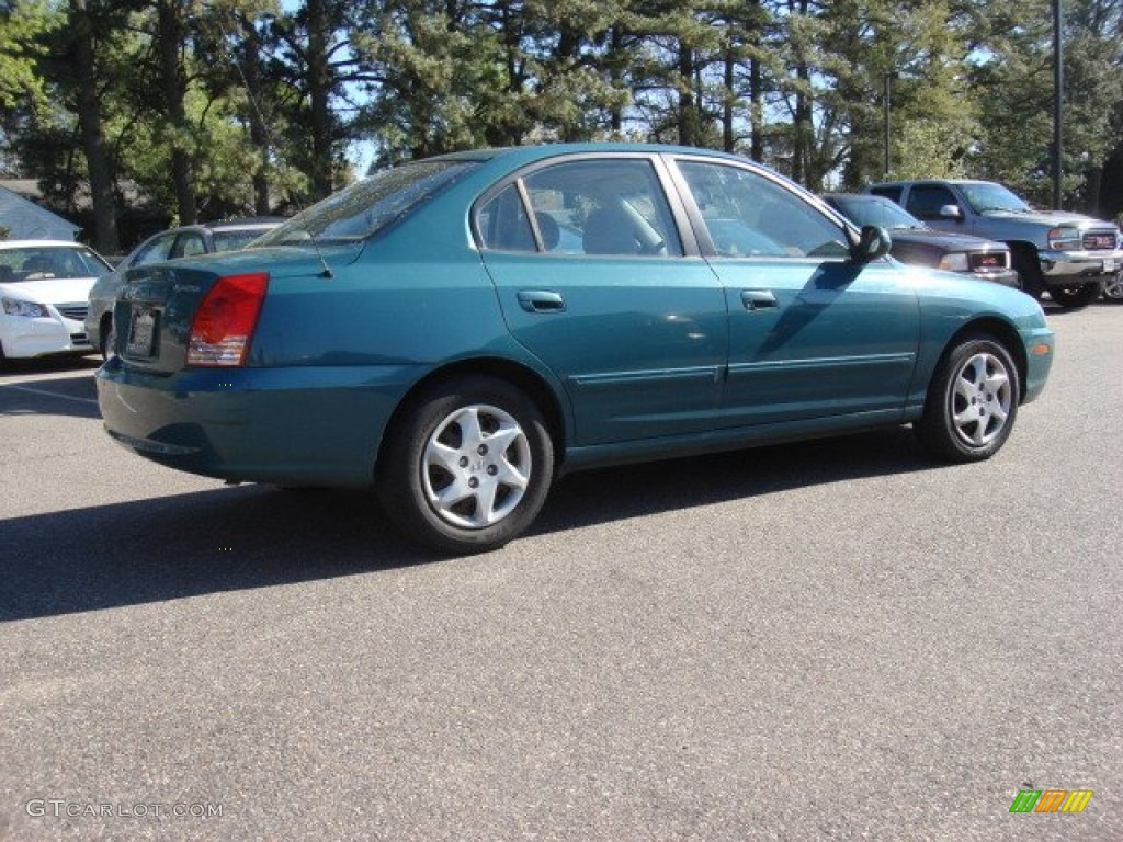 2006 Elantra GLS Sedan - Spruce Green / Beige photo #3