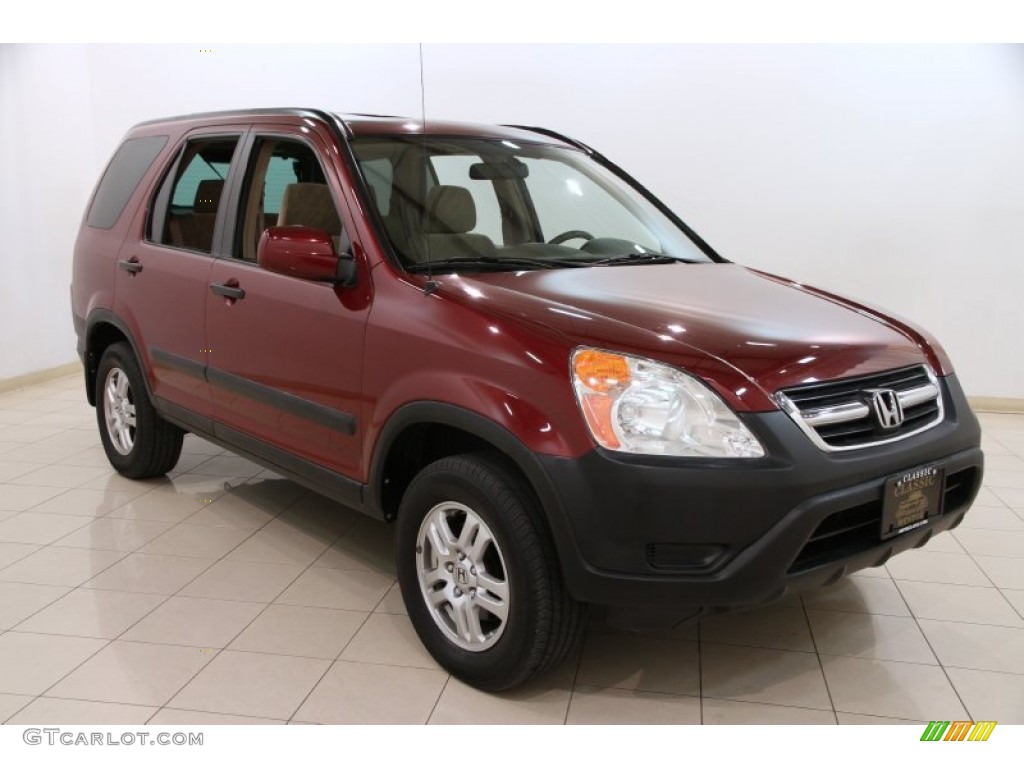 2003 CR-V EX 4WD - Chianti Red Pearl / Saddle photo #1