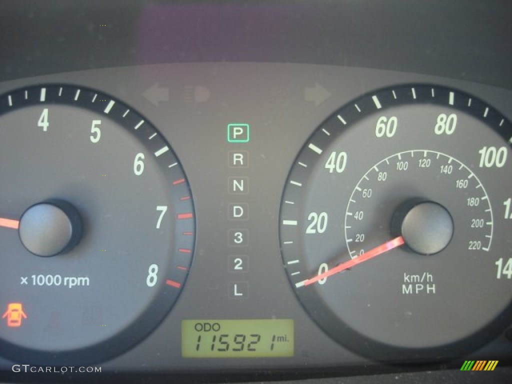 2006 Elantra GLS Sedan - Spruce Green / Beige photo #13