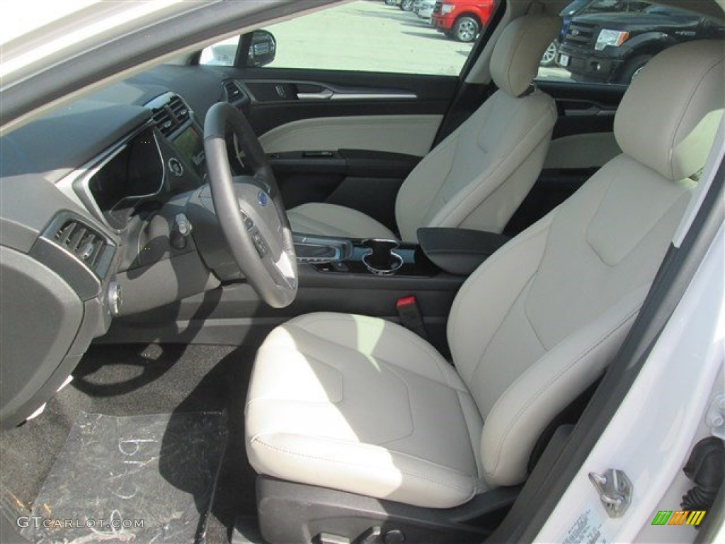 2014 Ford Fusion Energi Titanium Front Seat Photo #92597240