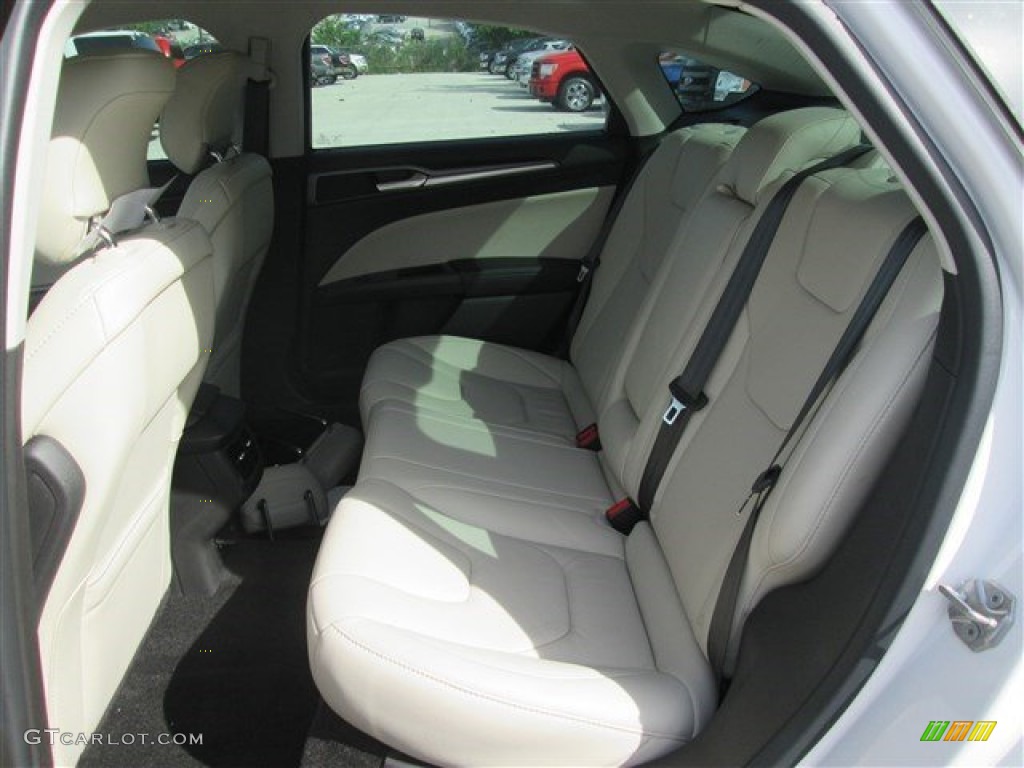 2014 Ford Fusion Energi Titanium Rear Seat Photo #92597309