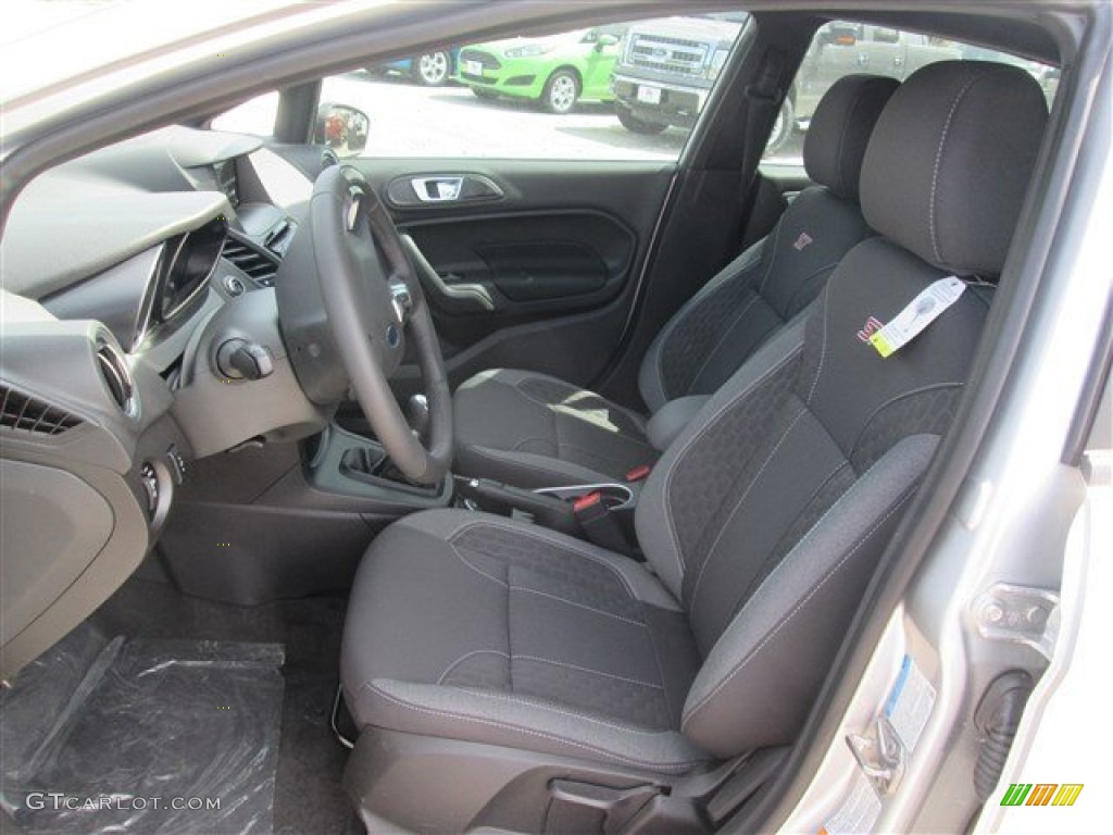 2014 Fiesta ST Hatchback - Ingot Silver / ST Charcoal Black photo #9