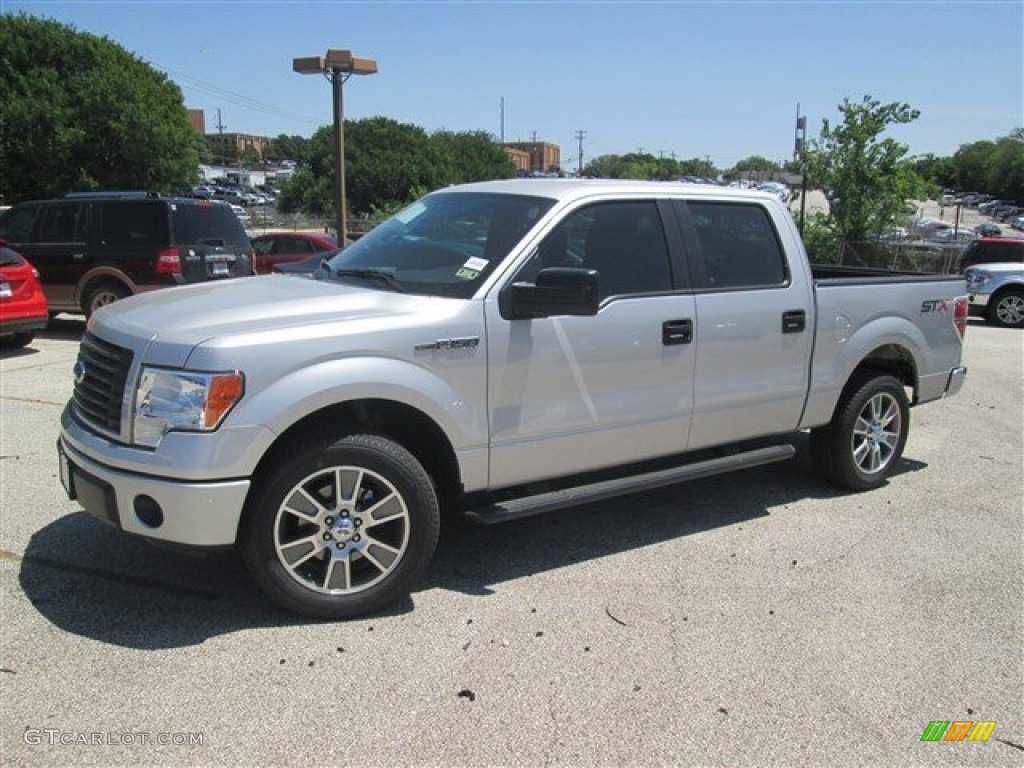 2014 F150 XLT SuperCrew - Ingot Silver / Black photo #1