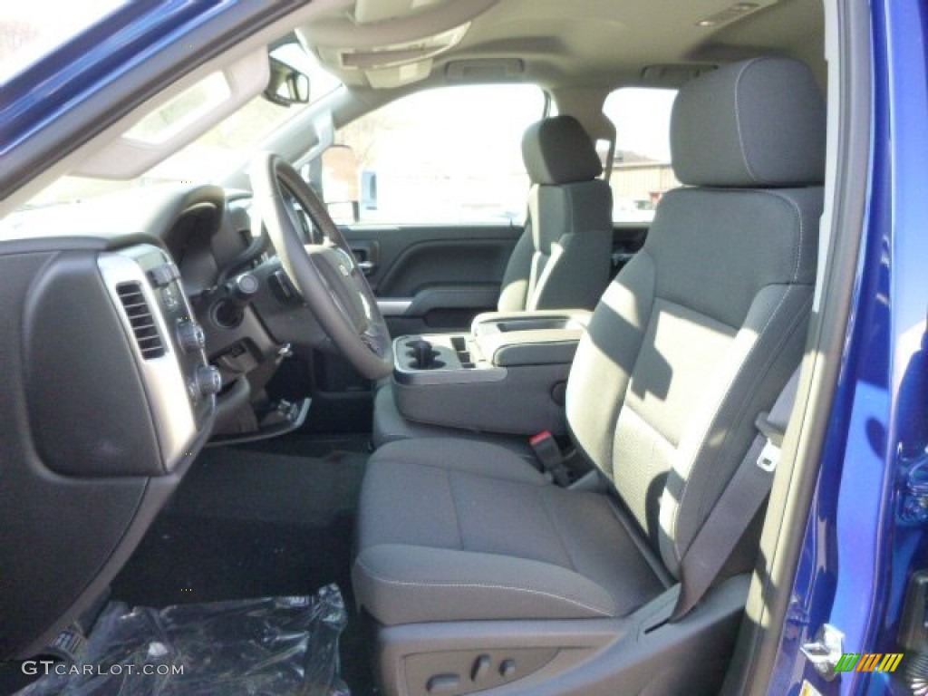 Jet Black Interior 2015 Chevrolet Silverado 2500HD LT Double Cab 4x4 Photo #92599229
