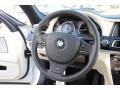 2013 BMW 7 Series Individual Platinum/Black Interior Steering Wheel Photo