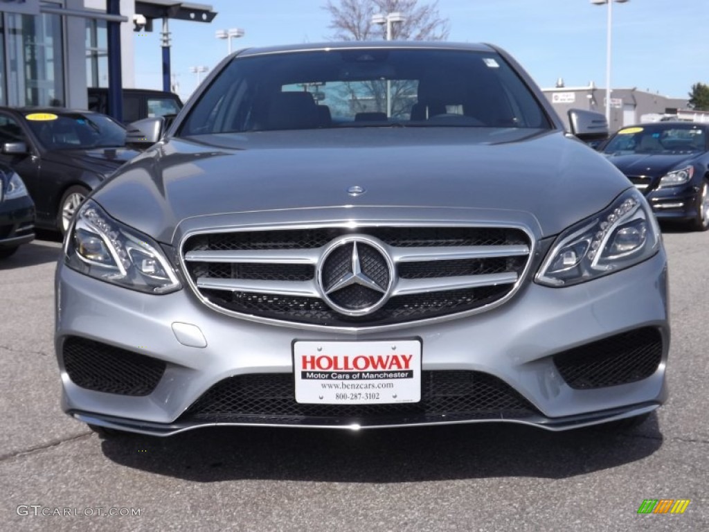 2014 E 350 4Matic Sedan - Paladium Silver Metallic / Black photo #2