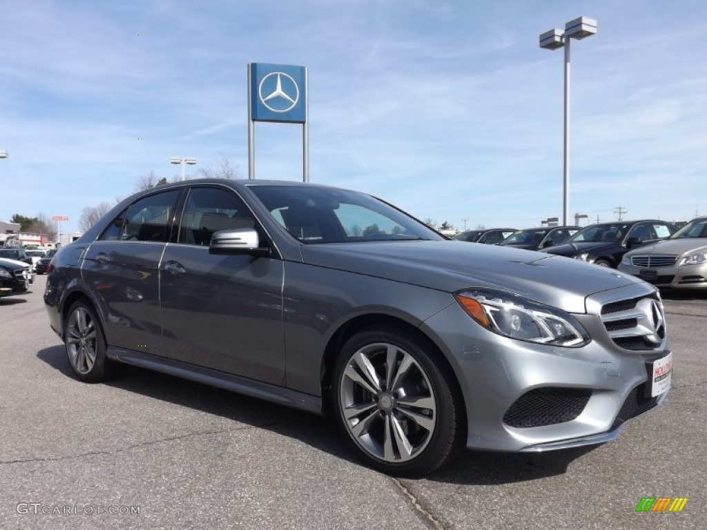 2014 E 350 4Matic Sedan - Paladium Silver Metallic / Black photo #3