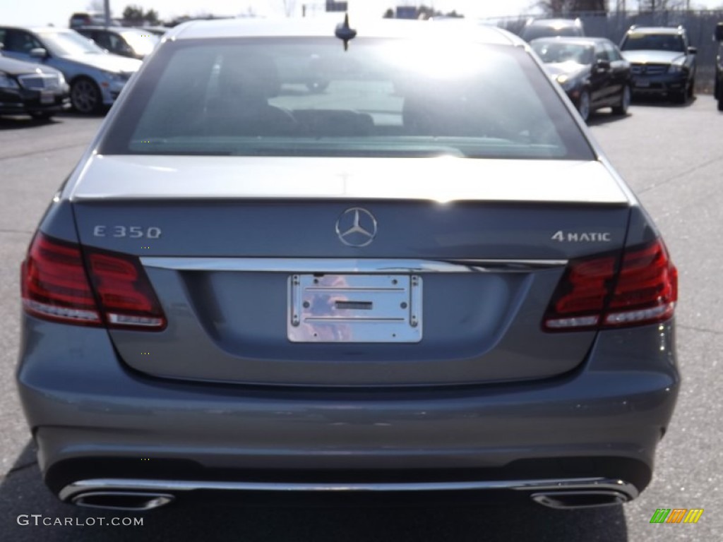 2014 E 350 4Matic Sedan - Paladium Silver Metallic / Black photo #4