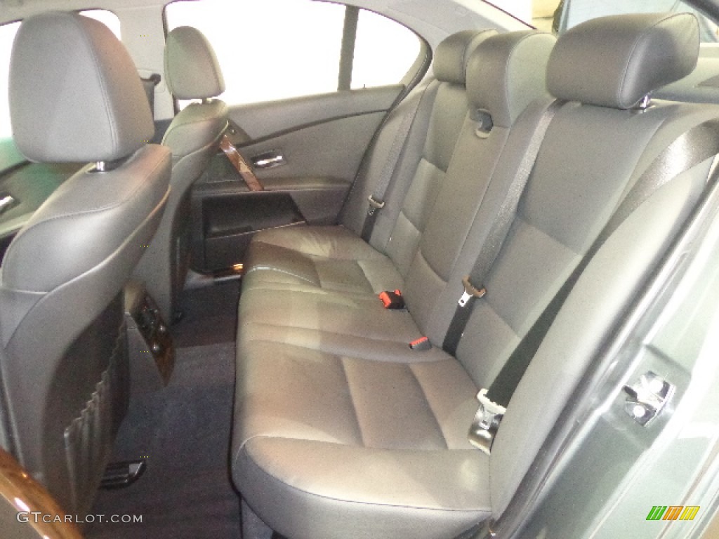 2005 5 Series 530i Sedan - Titanium Grey Metallic / Black photo #29