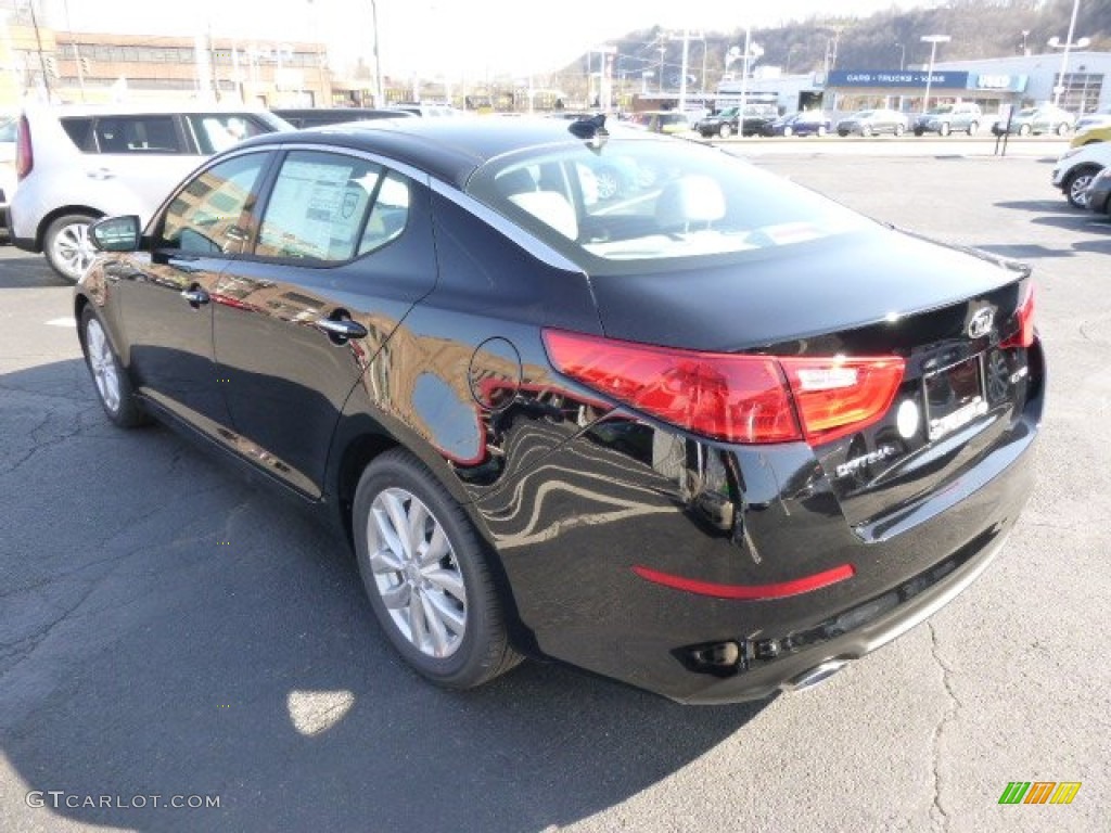 2014 Optima EX - Ebony Black / Gray photo #6