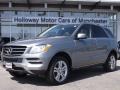 2014 Paladium Silver Metallic Mercedes-Benz ML 350 4Matic  photo #1