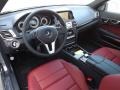 Red/Black 2014 Mercedes-Benz E 350 4Matic Coupe Interior Color